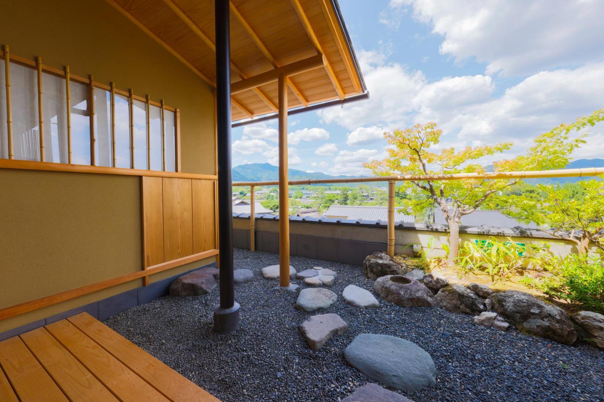 Kyoto Arashiyama Onsen Ryokan Togetsutei Bagian luar foto