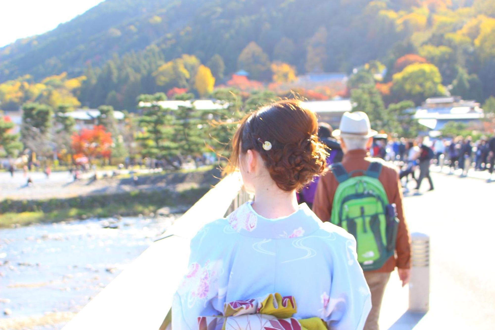 Kyoto Arashiyama Onsen Ryokan Togetsutei Bagian luar foto