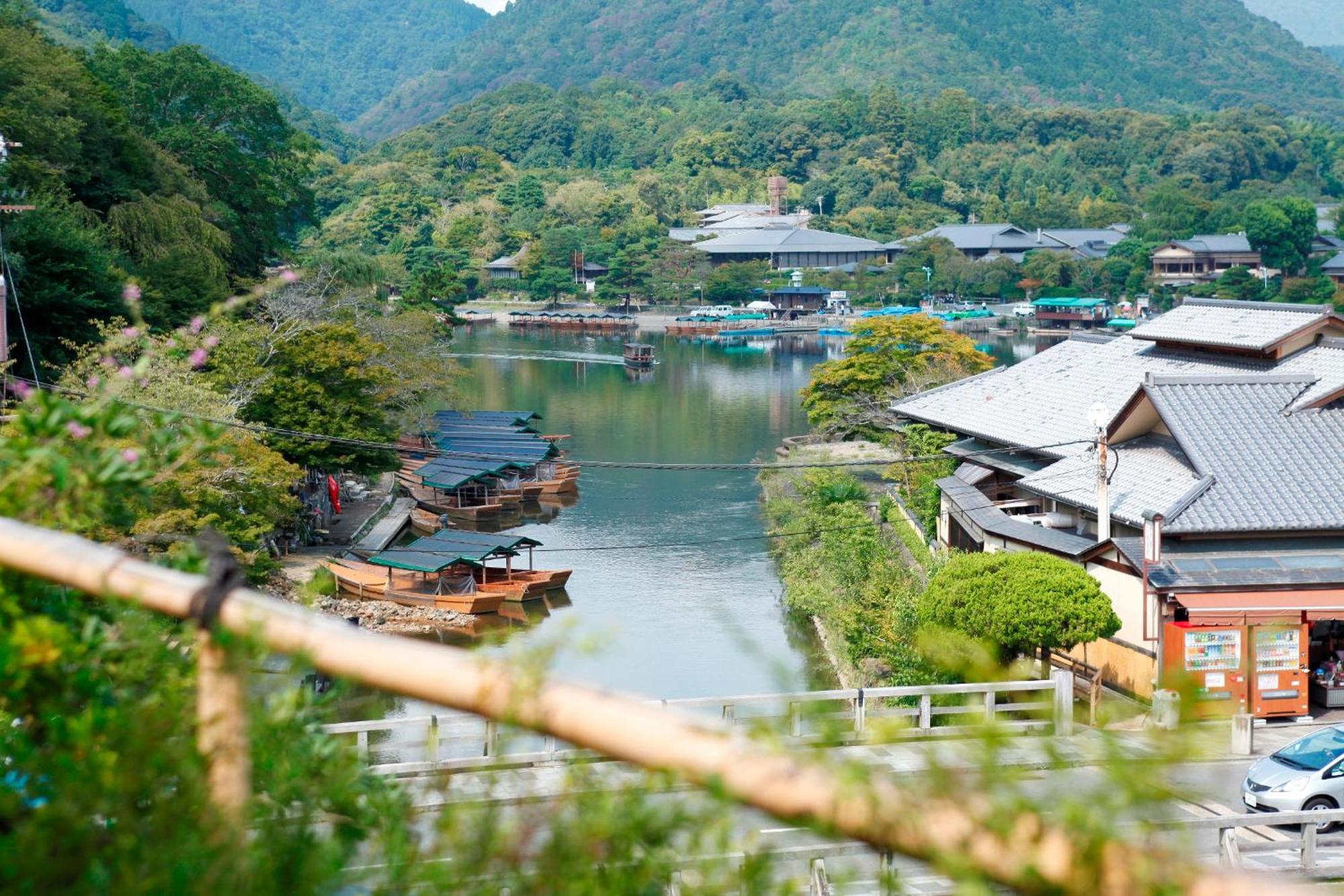 Kyoto Arashiyama Onsen Ryokan Togetsutei Bagian luar foto